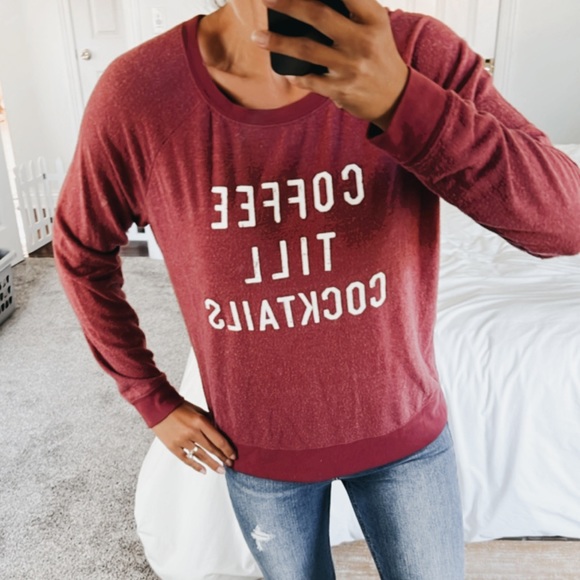 Grayson Threads Coffee Till Cocktails Sweatshirt
